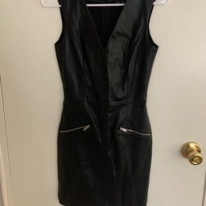 Zara leather dress